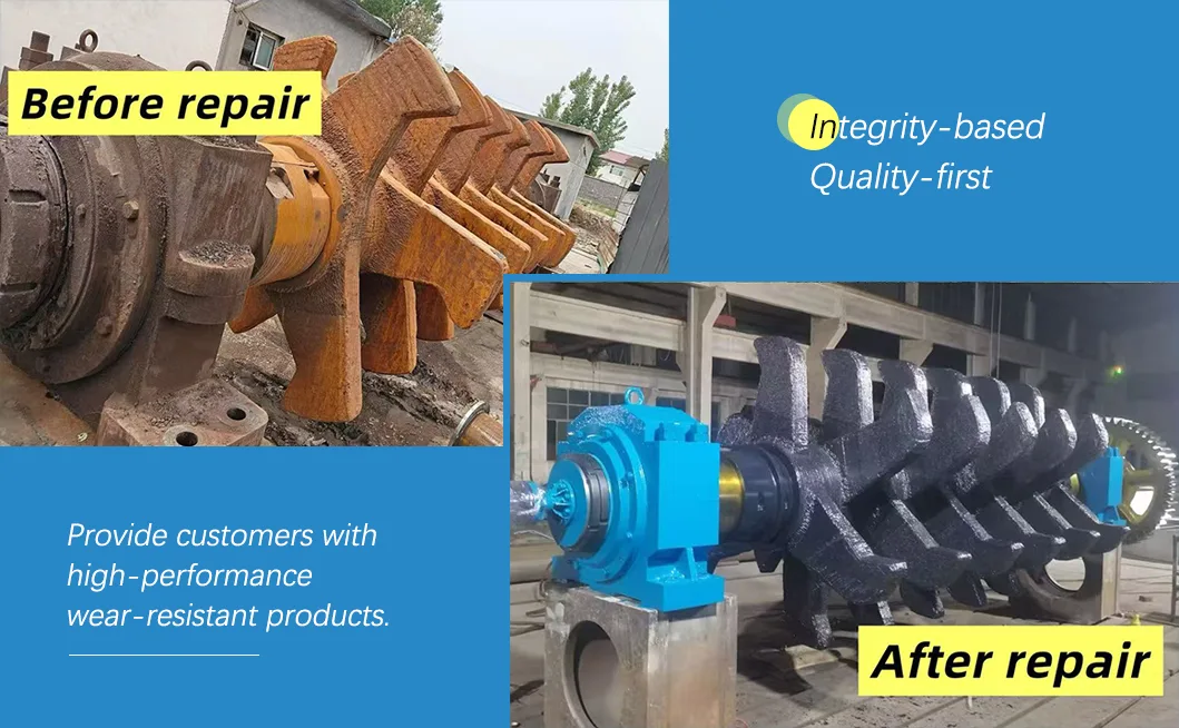 ​Einzelwalzen-Reparatur einer Sintermaschine