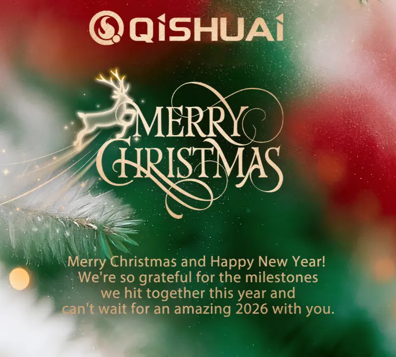Frohe Weihnachten! Season's greetings and wear-resistant solutions from Shandong Qishuai Wear-Resistant Equipment